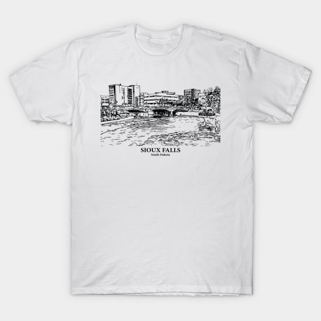Sioux Falls - South Dakota T-Shirt by Lakeric